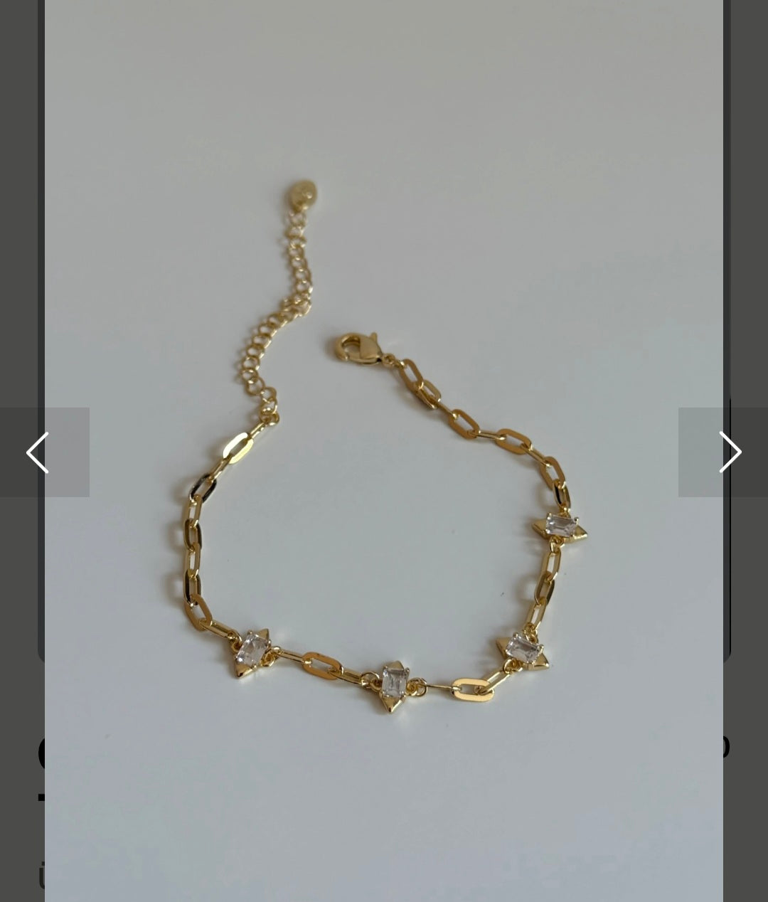 Gold Charm Link Bracelet – Modern Dainty Statement Chain