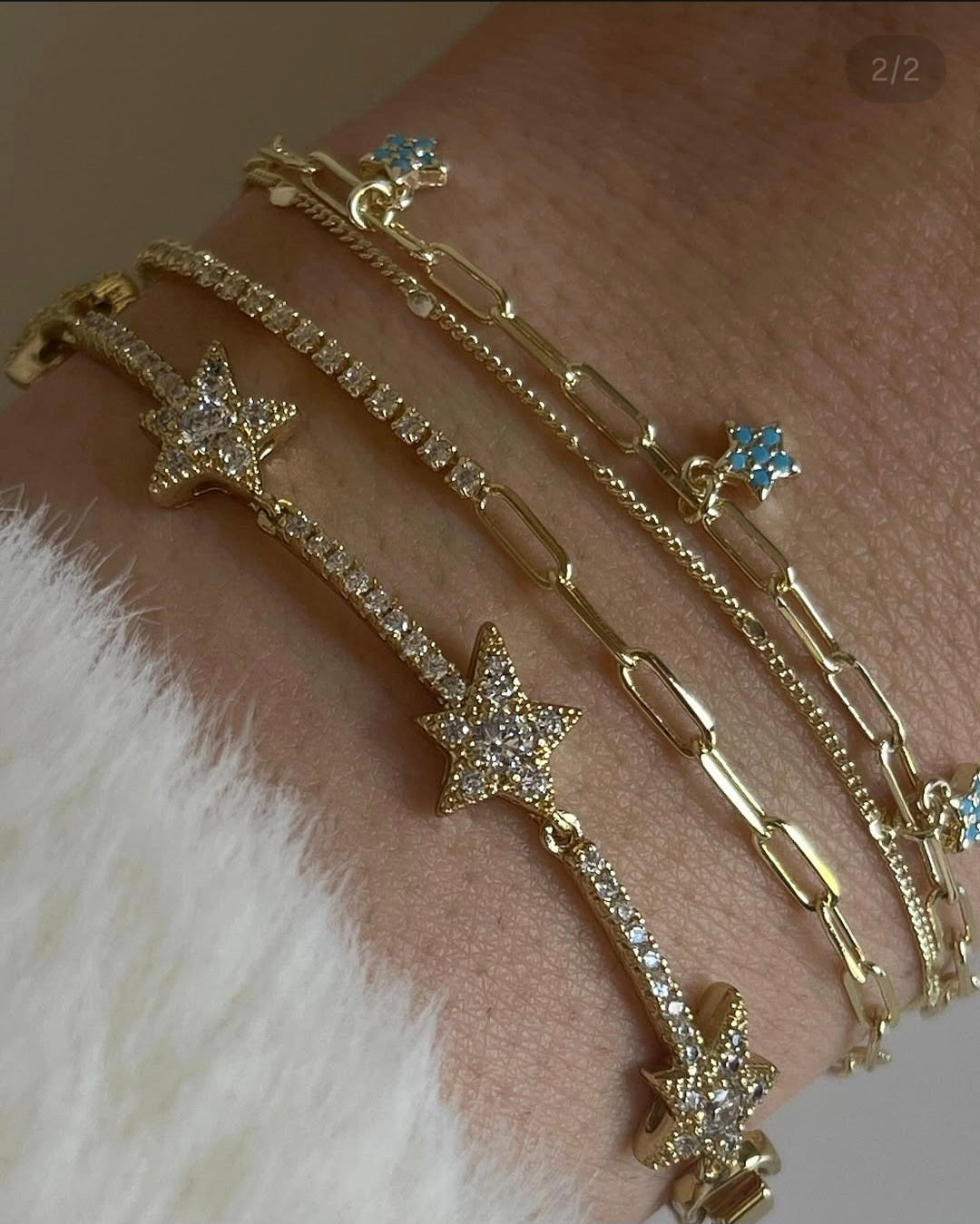 Celestial Star Gold Adjustable Bracelet