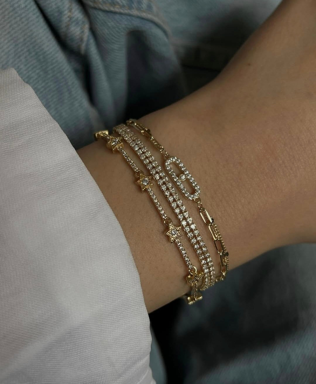 Celestial Star Gold Adjustable Bracelet