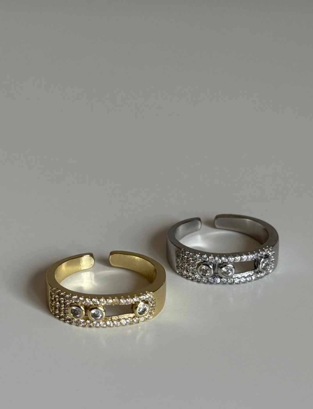 Eterna Halo Adjustable Gold Ring